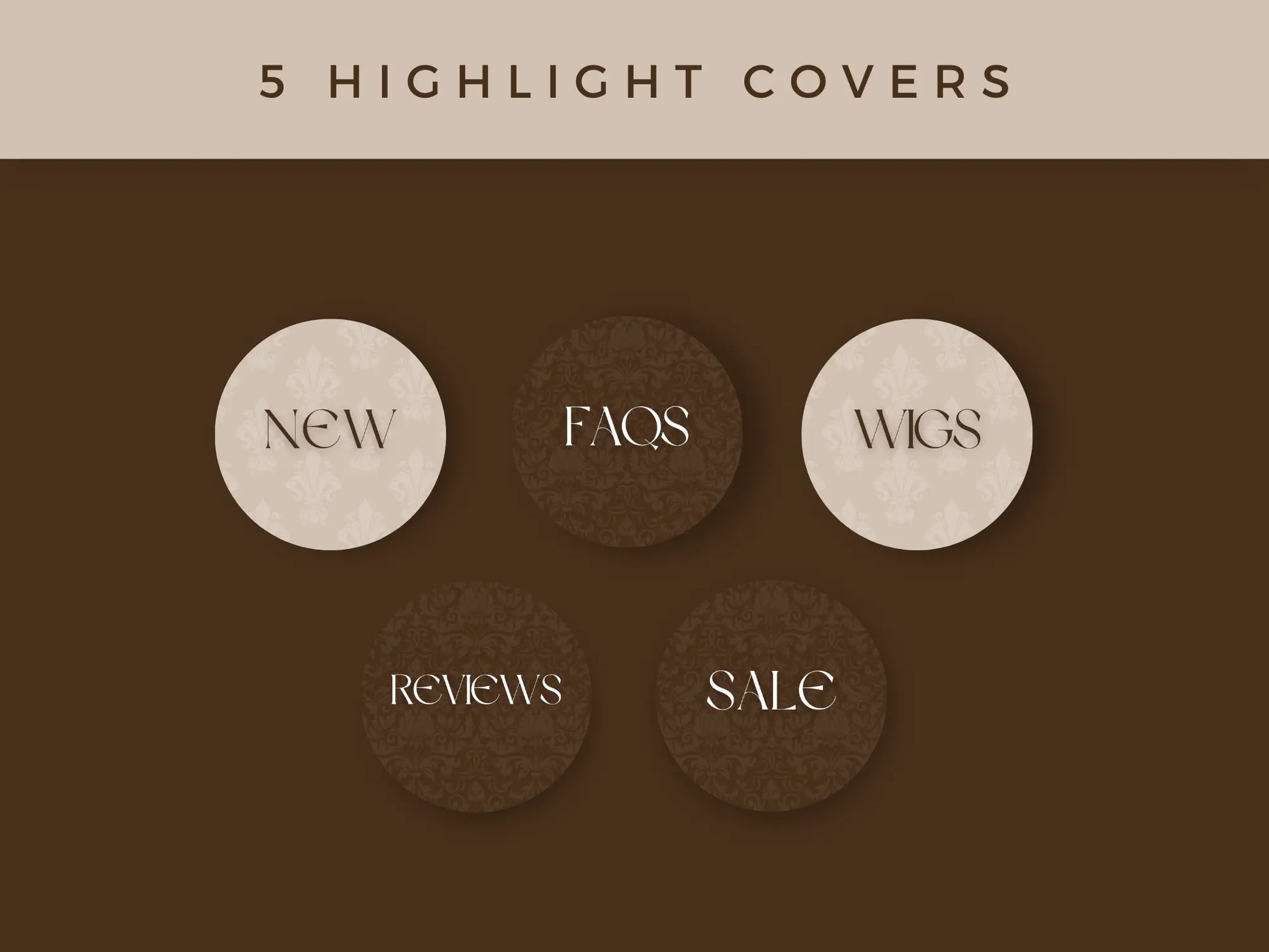 Brown & Gold Hair Instagram Kit - Shaima Studio