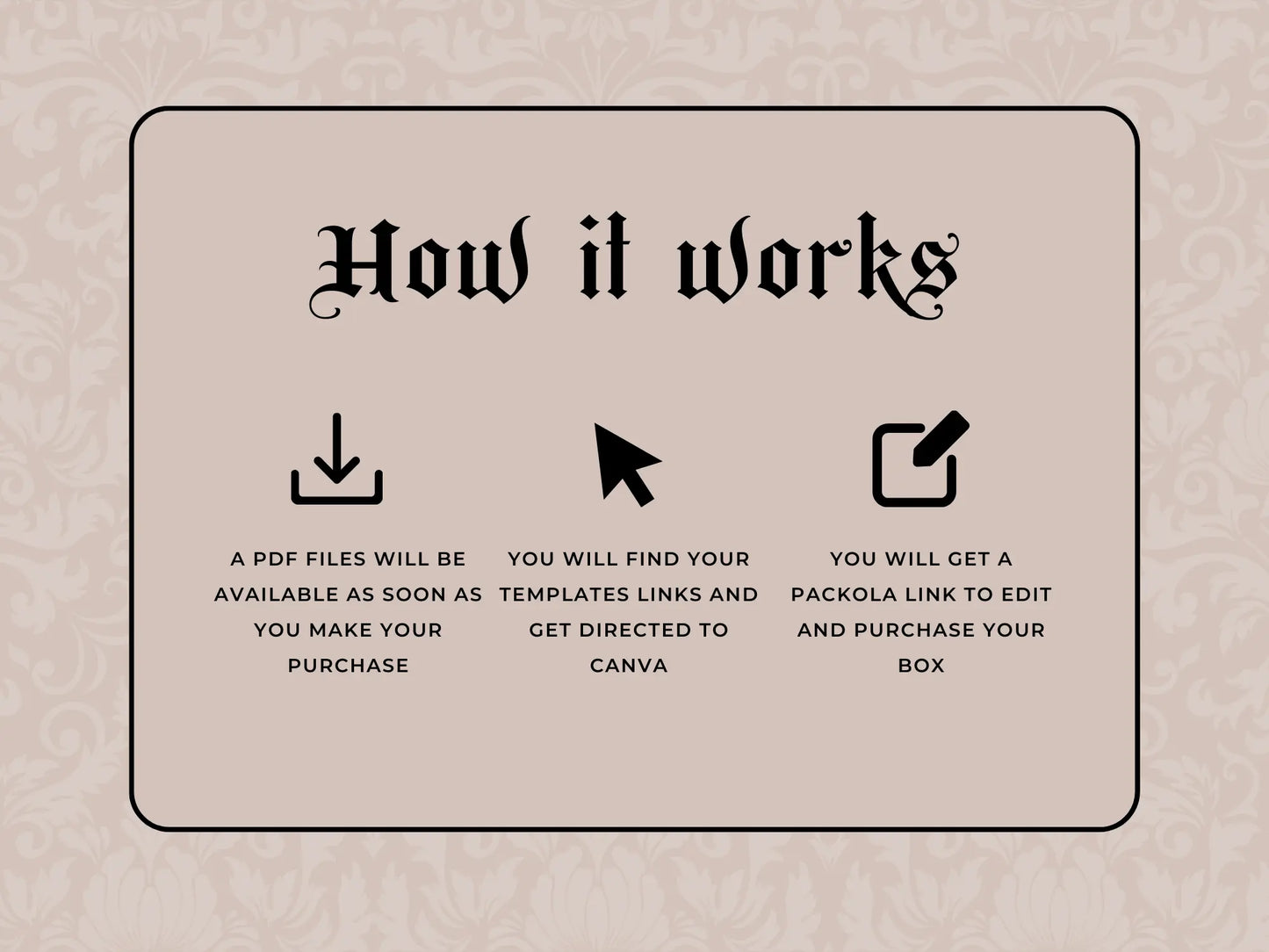 Beige Wig Mailer Box - Shaima Studio