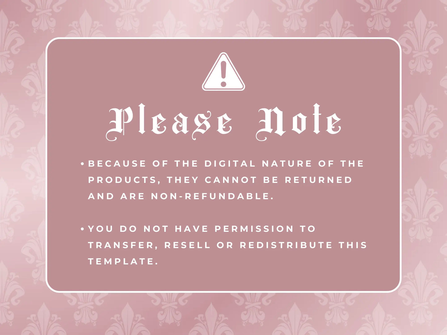 Note on Rose Gold Hair Website Banners