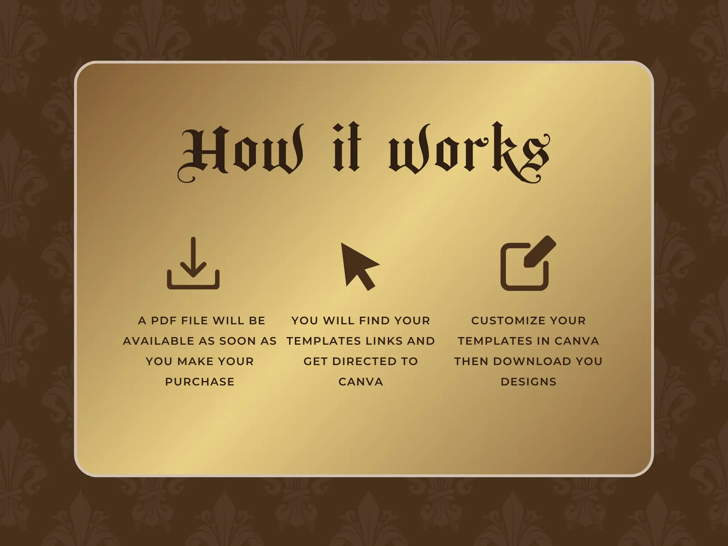 Gold & Brown Lash Tech Instagram Kit - Shaima Studio