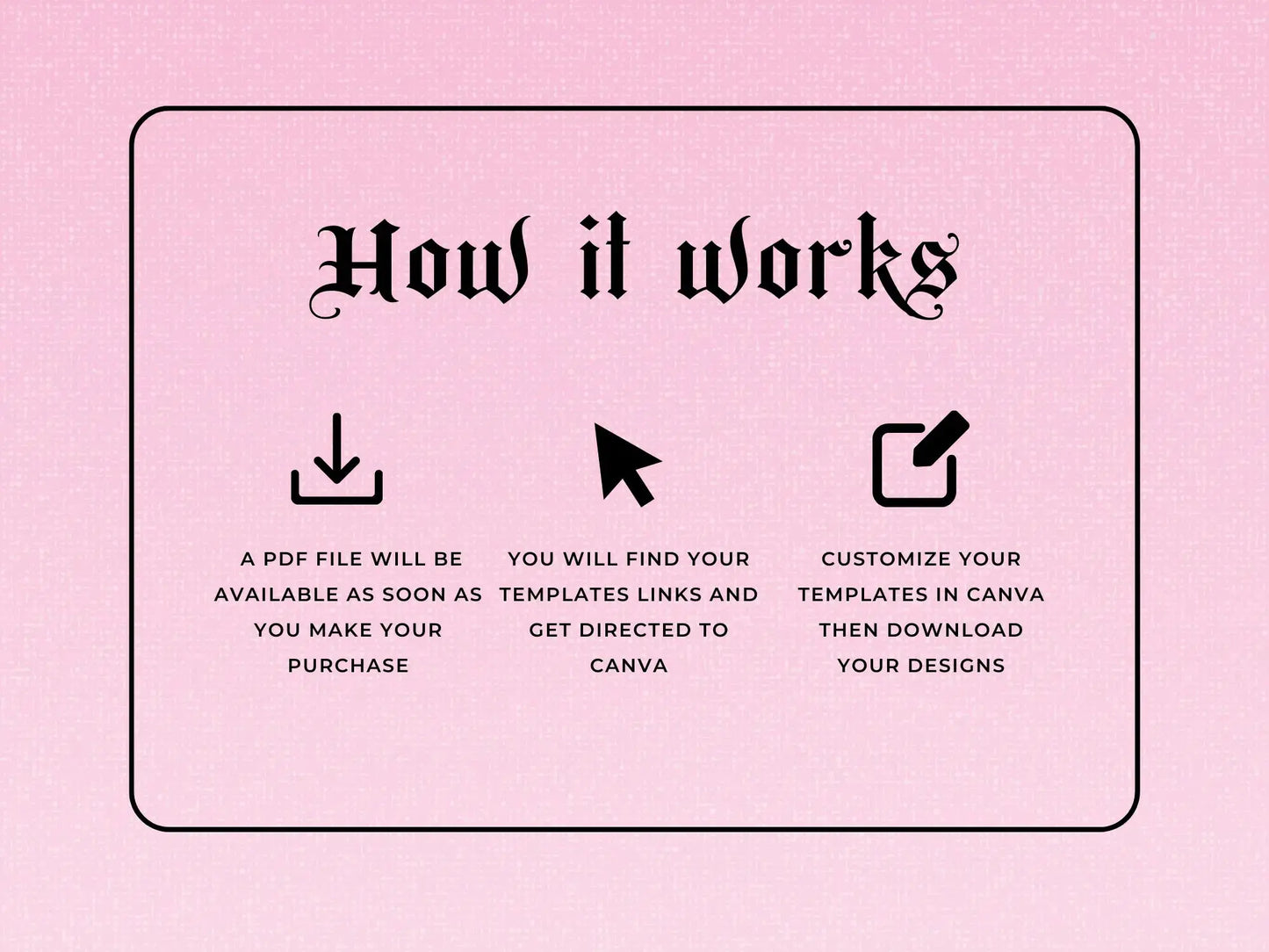 Pink Appointment Booking Flyer how it works