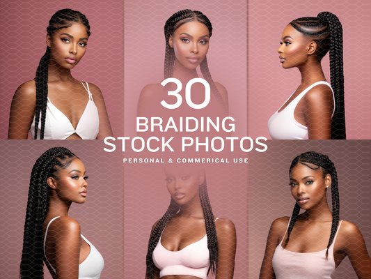 30 Braiding Bundle Stock Photos
