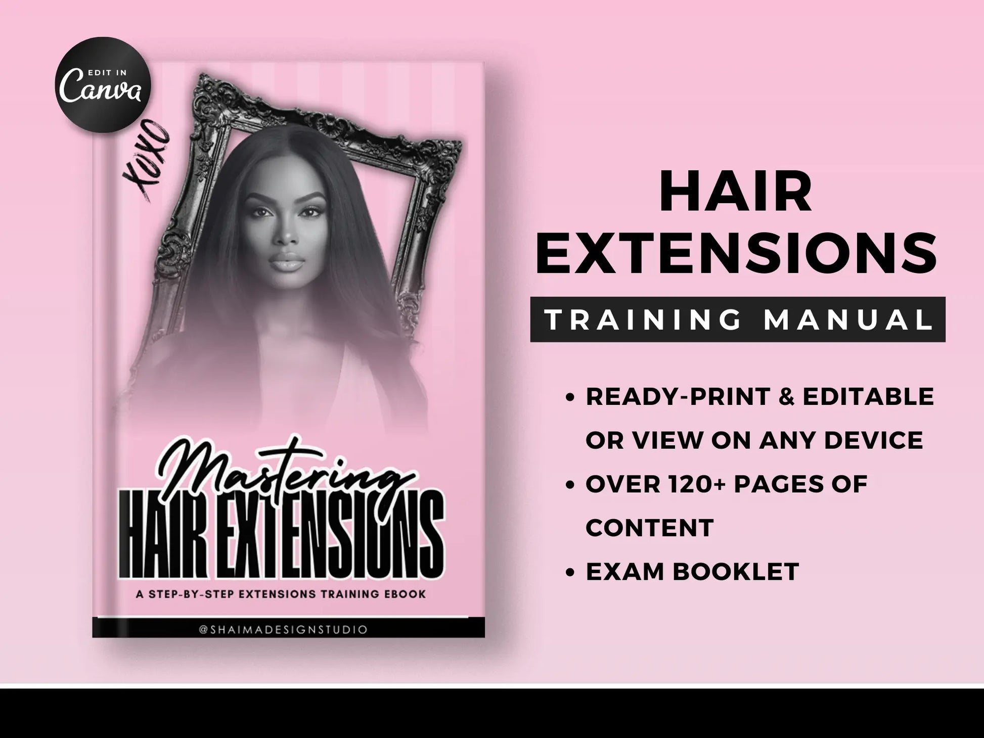 Hair Extensions Training Manual | Complete Guide - Shaima Studio