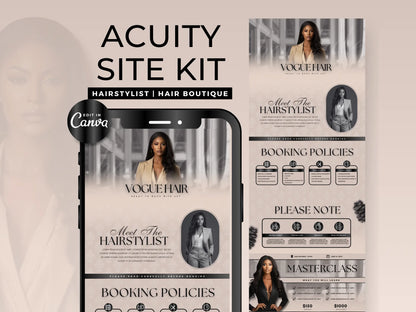 Beige & Black Acuity Scheduling Site - Shaima Studio