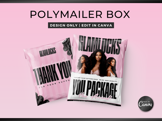 Pink Wig PolyMailer Box