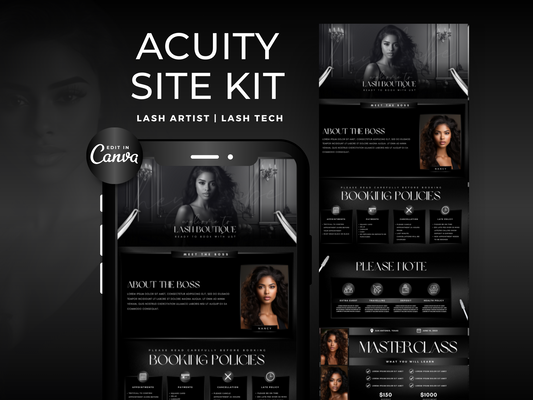 Black Lash Tech Acuity Scheduling Site
