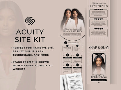 Beige Acuity Scheduling Site - Shaima Studio