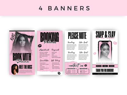 Pink & Black Acuity Scheduling Site Template - Shaima Studio