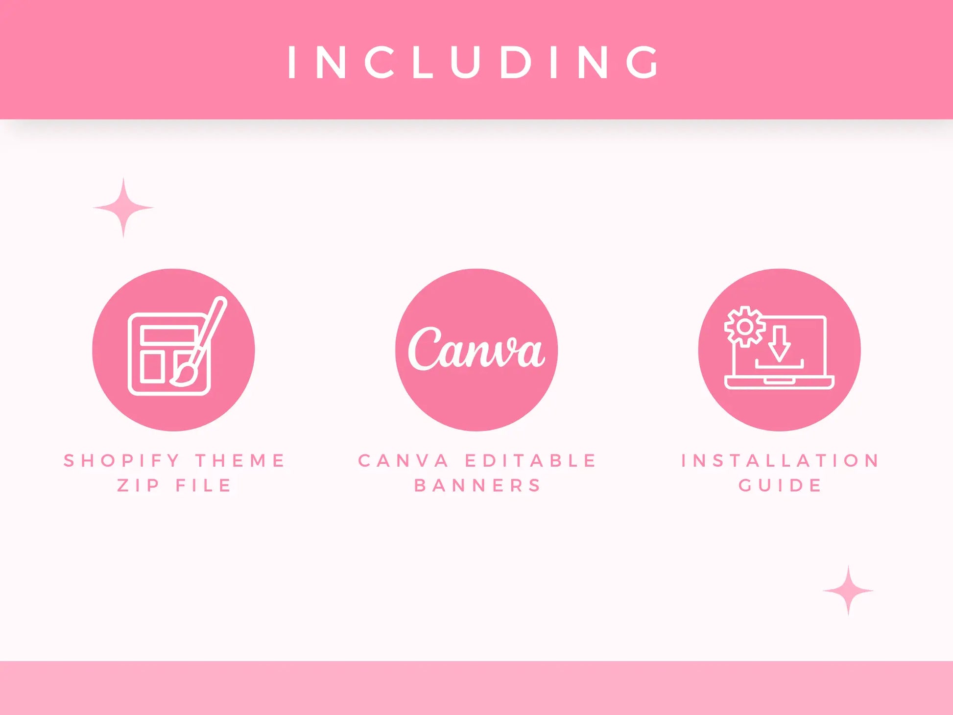 Pink Shopify Theme including
